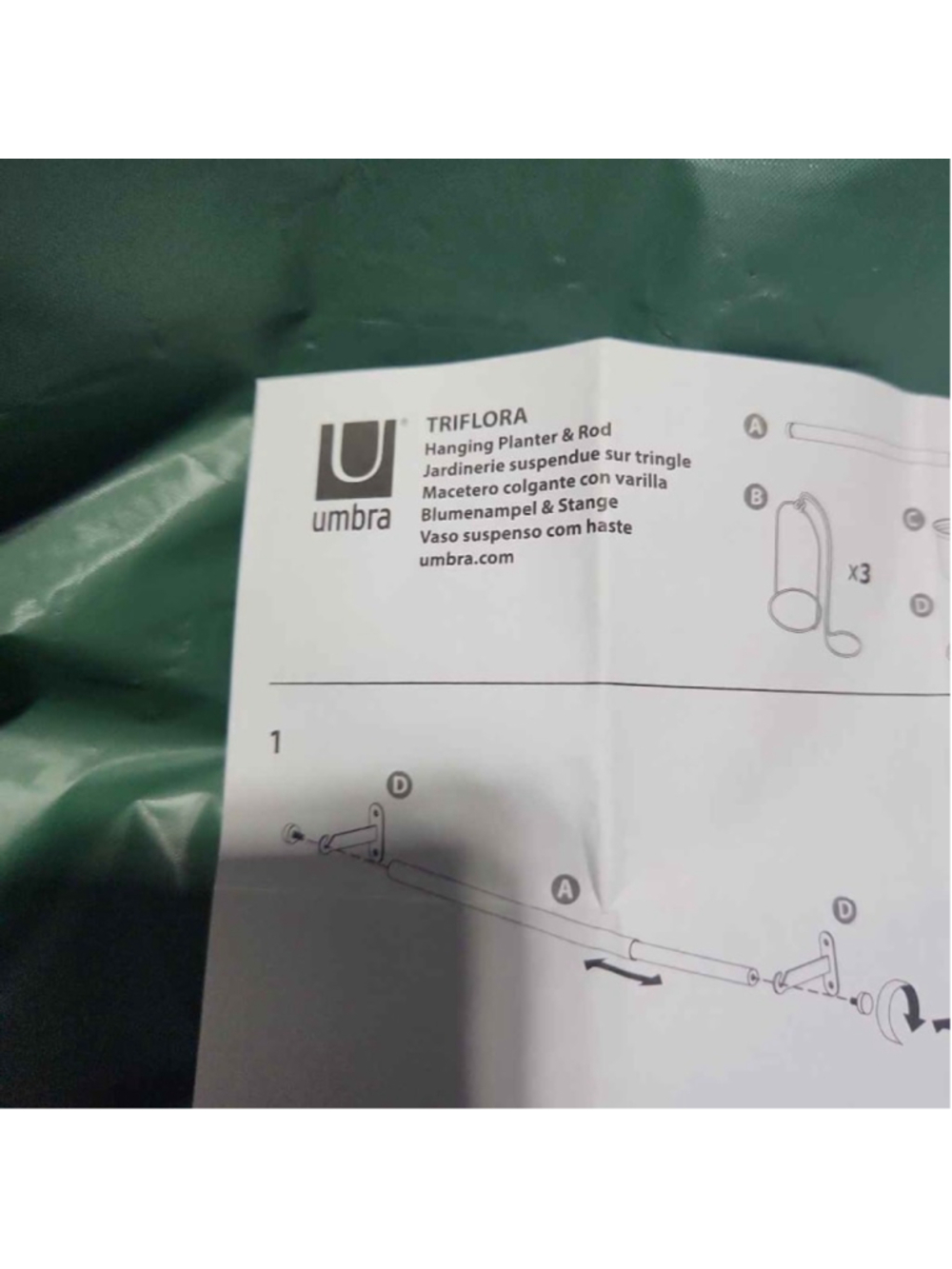 Umbra Triflora Window Herb Garden Hanger